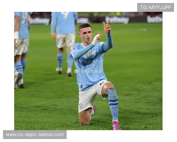 德布劳内前场送出手术刀直塞，助攻福登单刀破门